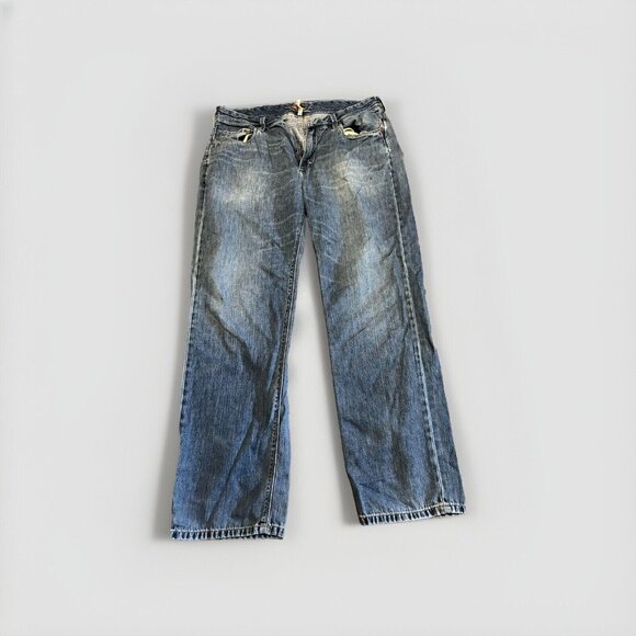 Tommy Bahama Other - Tommy Bahama Jeans Men 38/32 Blue Straight Leg High Rise Mid Wash Denim